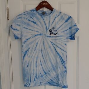 Stay Salty Blue Tie-Dye Tee, Size S